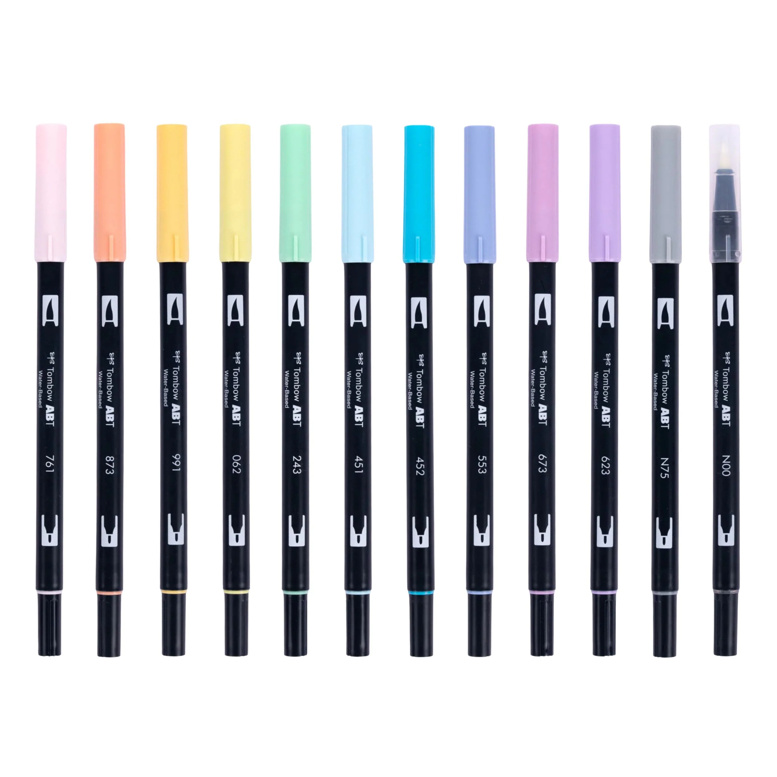 Tombow ABT Dual Brush Pen - Pastel - 12 Colors Set - Image 2