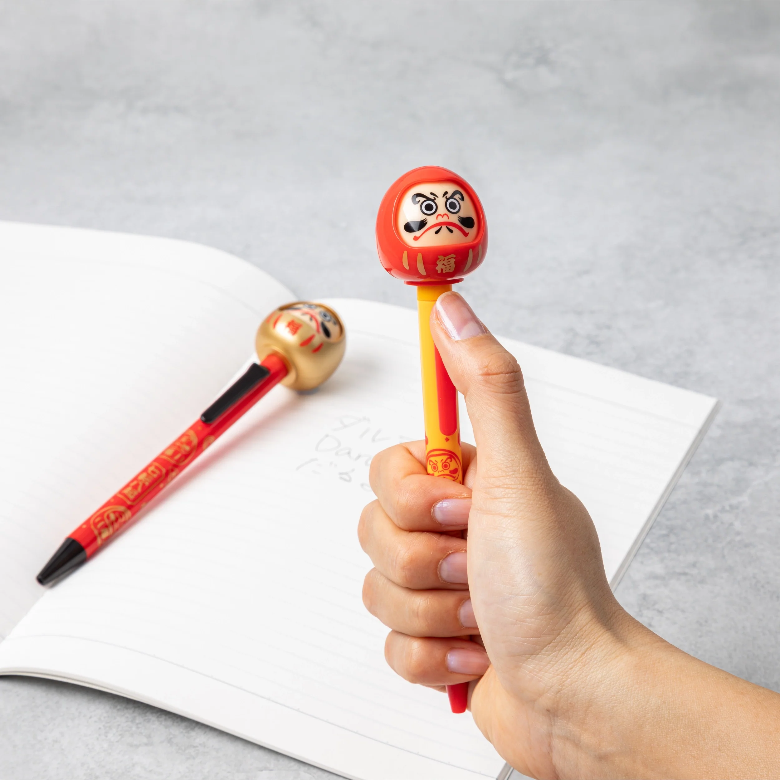 Action Pen Ballpoint Pen - Daruma Red - Image 5