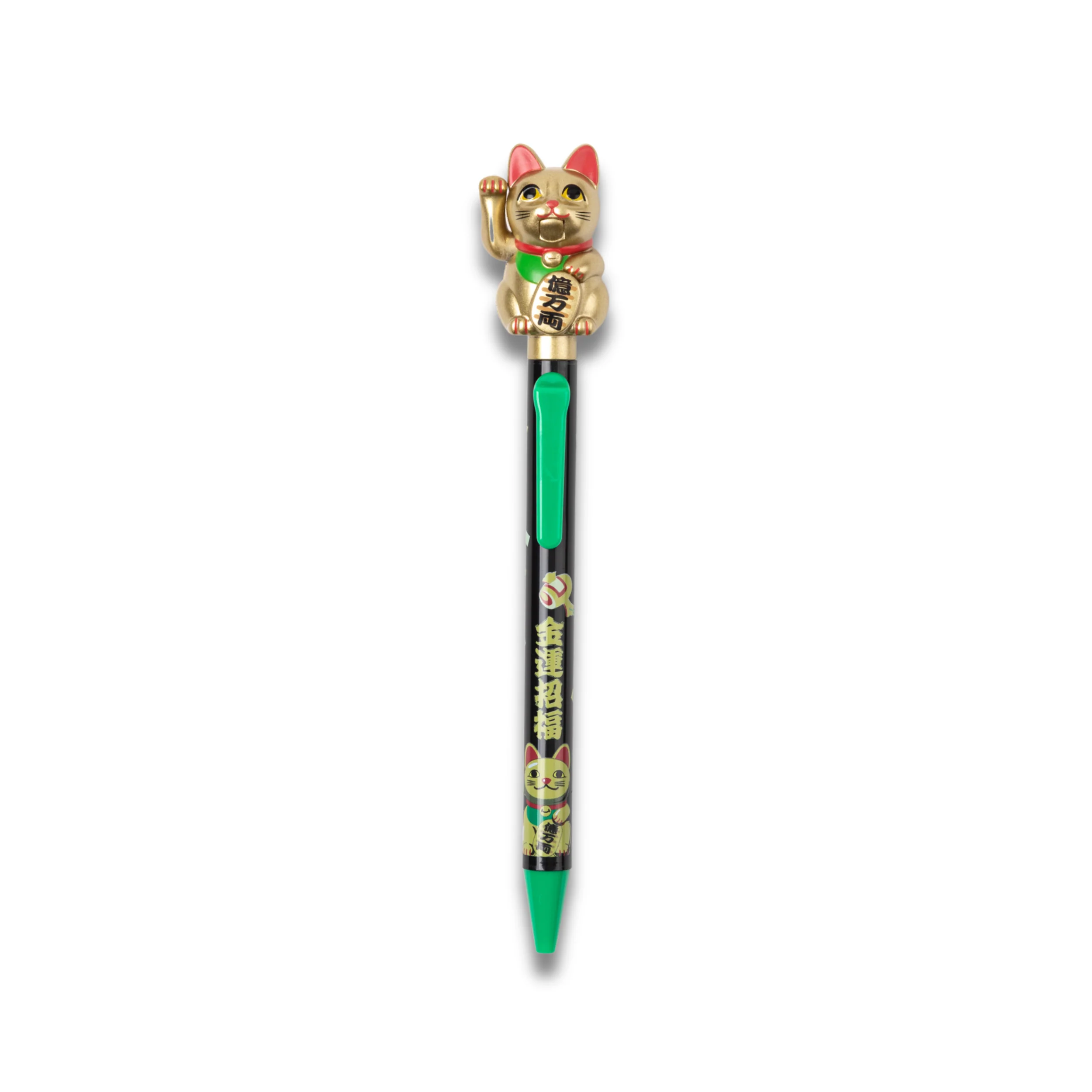 Action Pen Ballpoint Pen - Maneki Neko Gold - Image 4