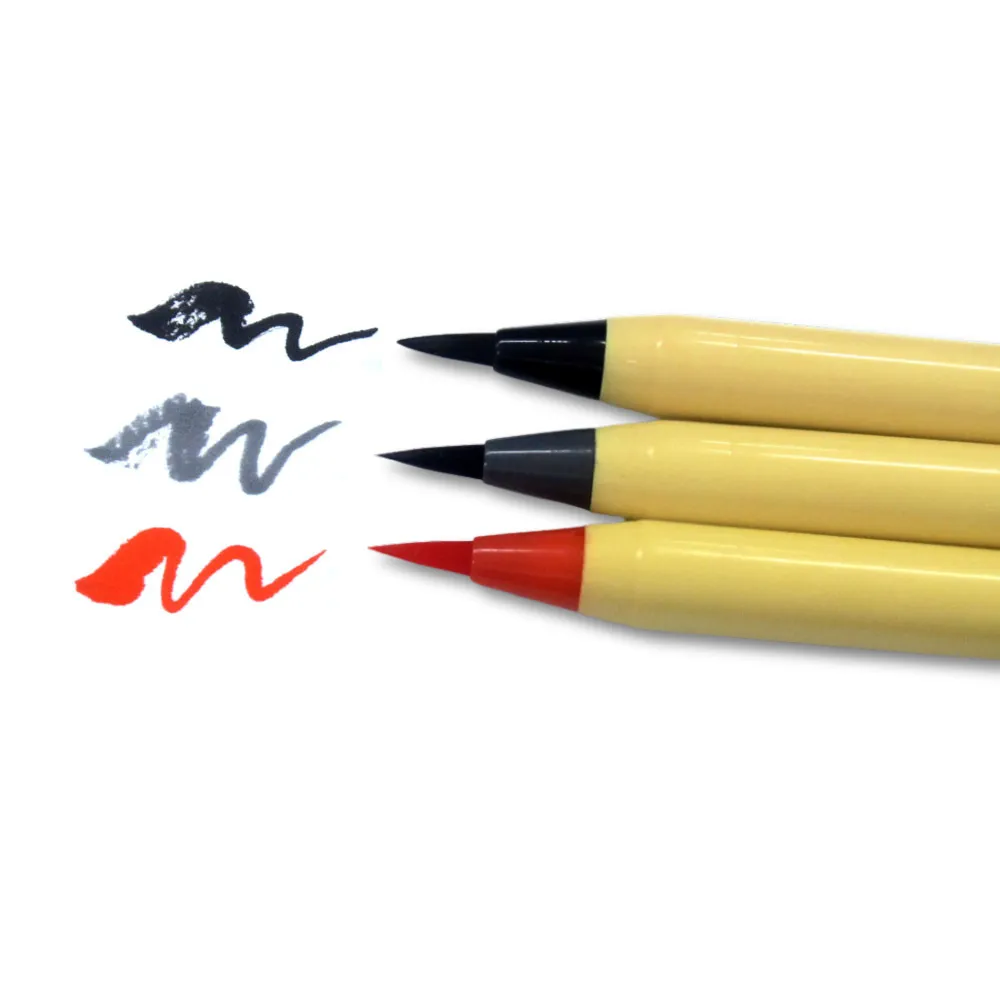New Brush Pen - Keicho - 3 Color Set - Image 7