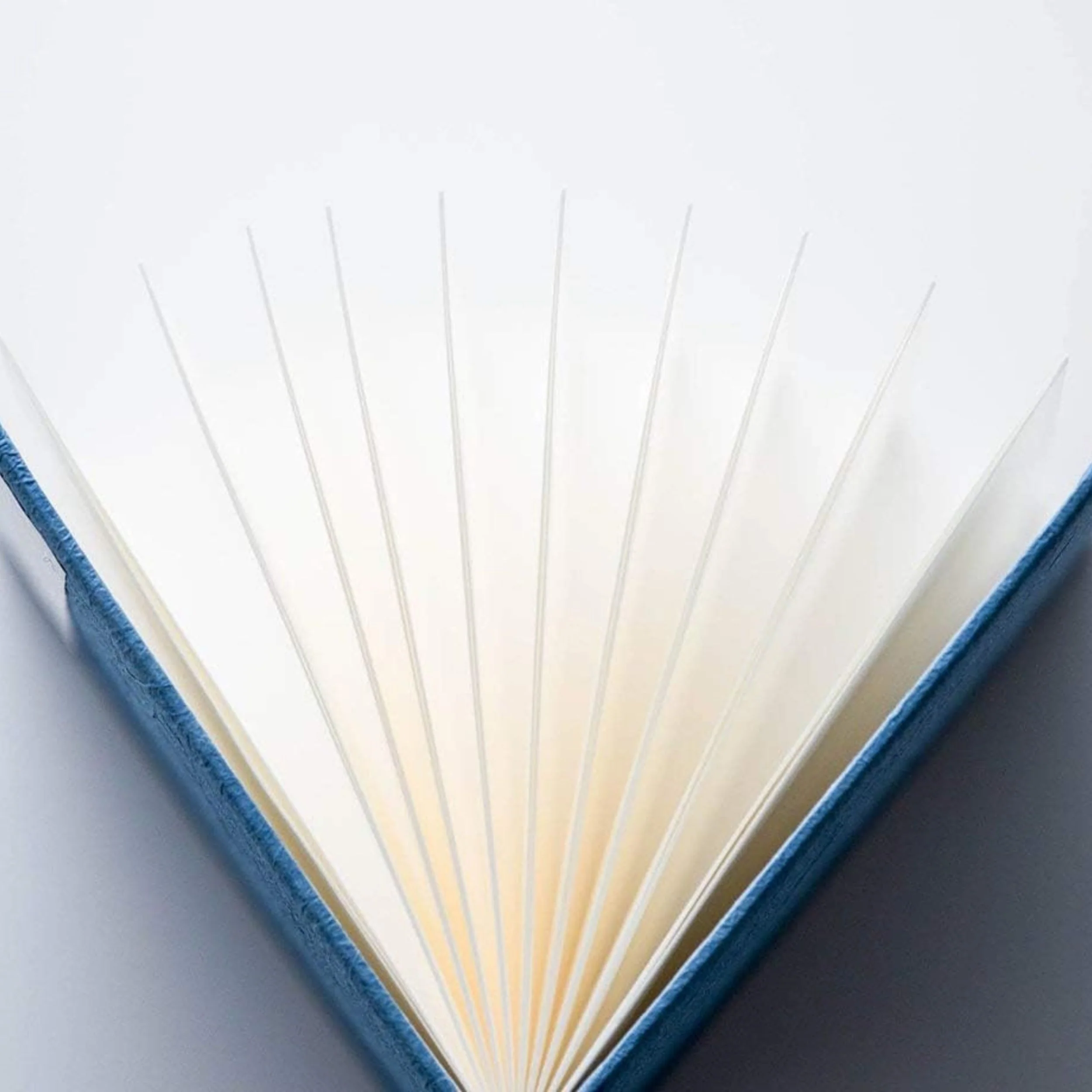 Orihon Indigo Dyed Accordion Goshuin Book - Indigo Gradation - Image 3