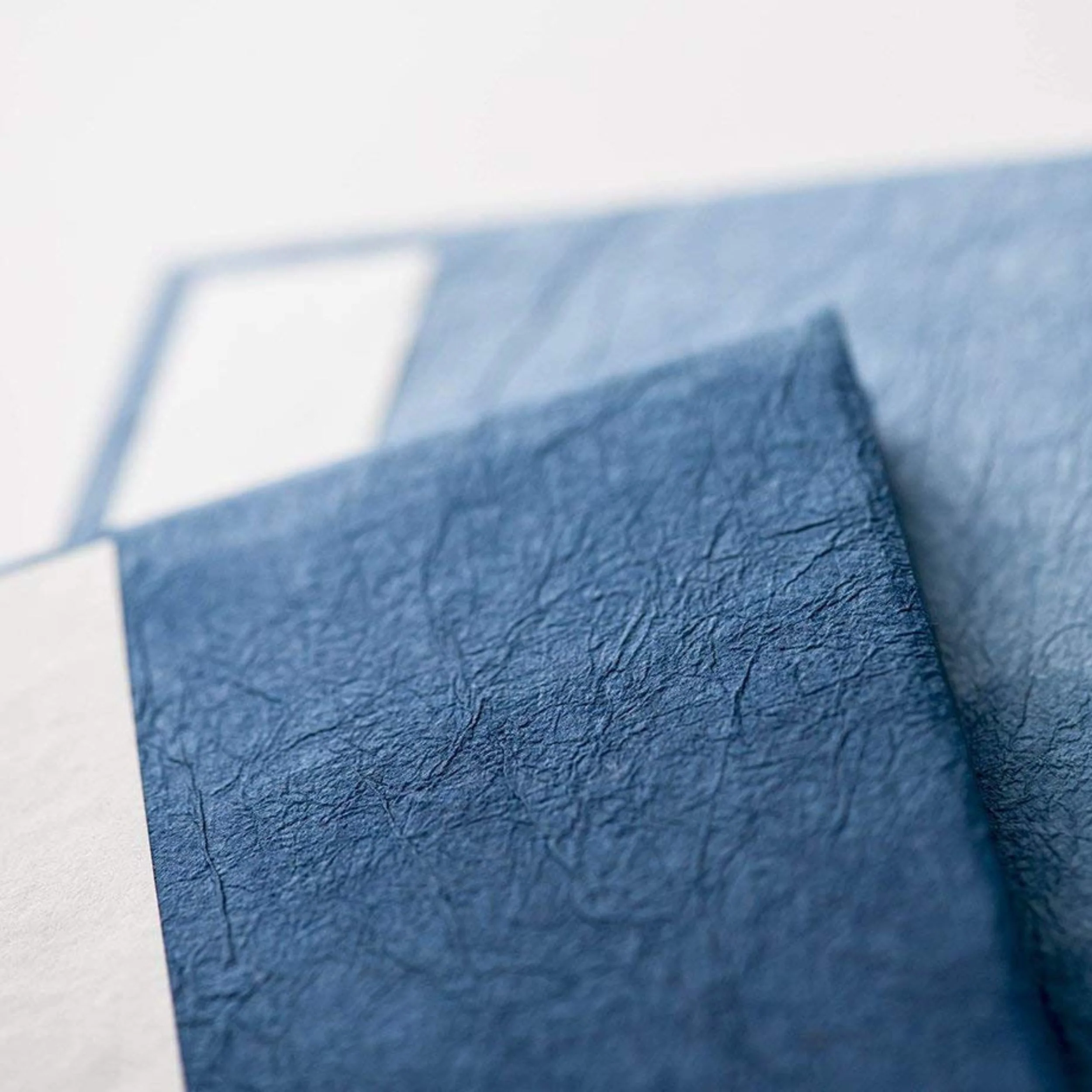 Orihon Indigo Dyed Accordion Goshuin Book - Indigo Gradation - Image 6