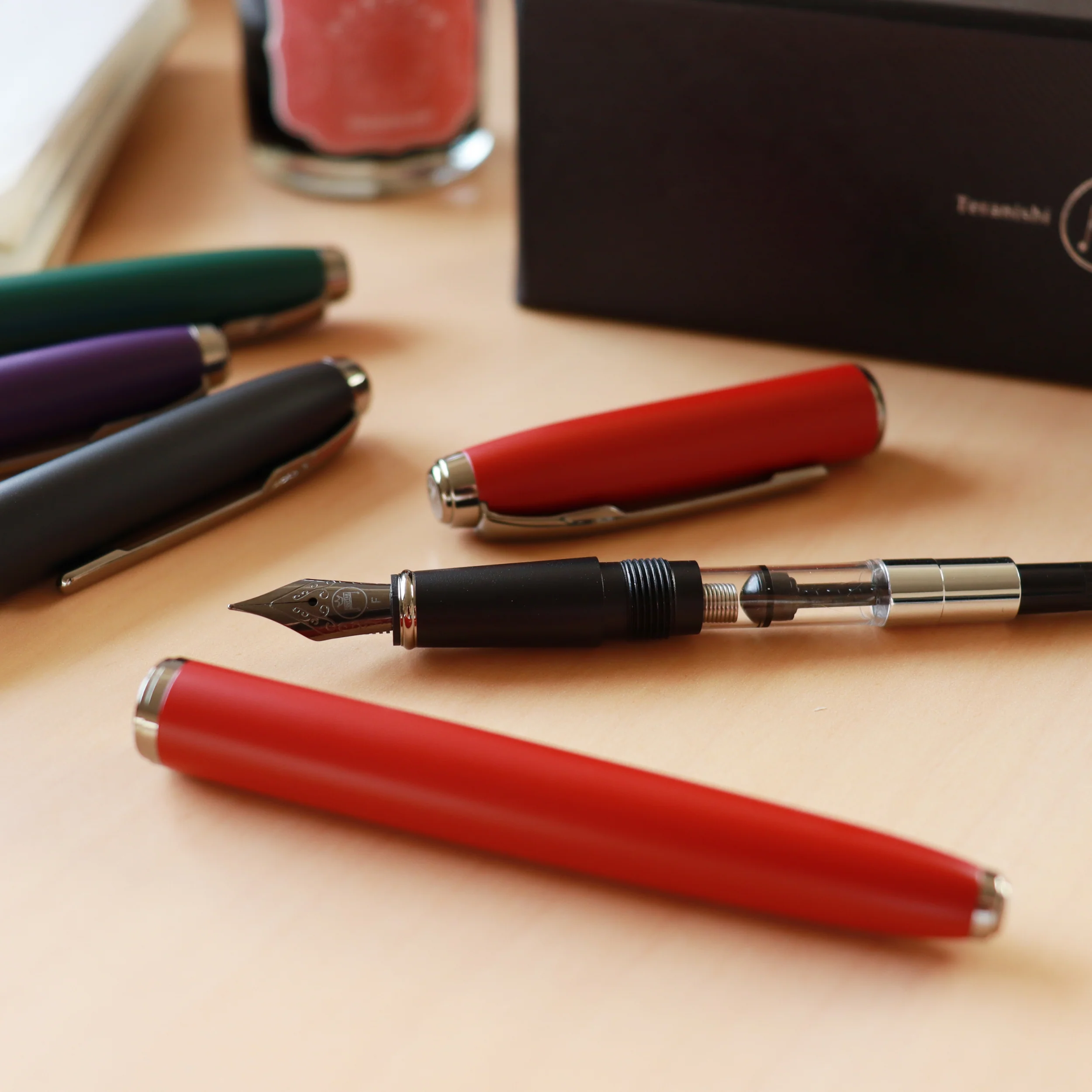 Guitar Fountain Pen - Red - Image 3