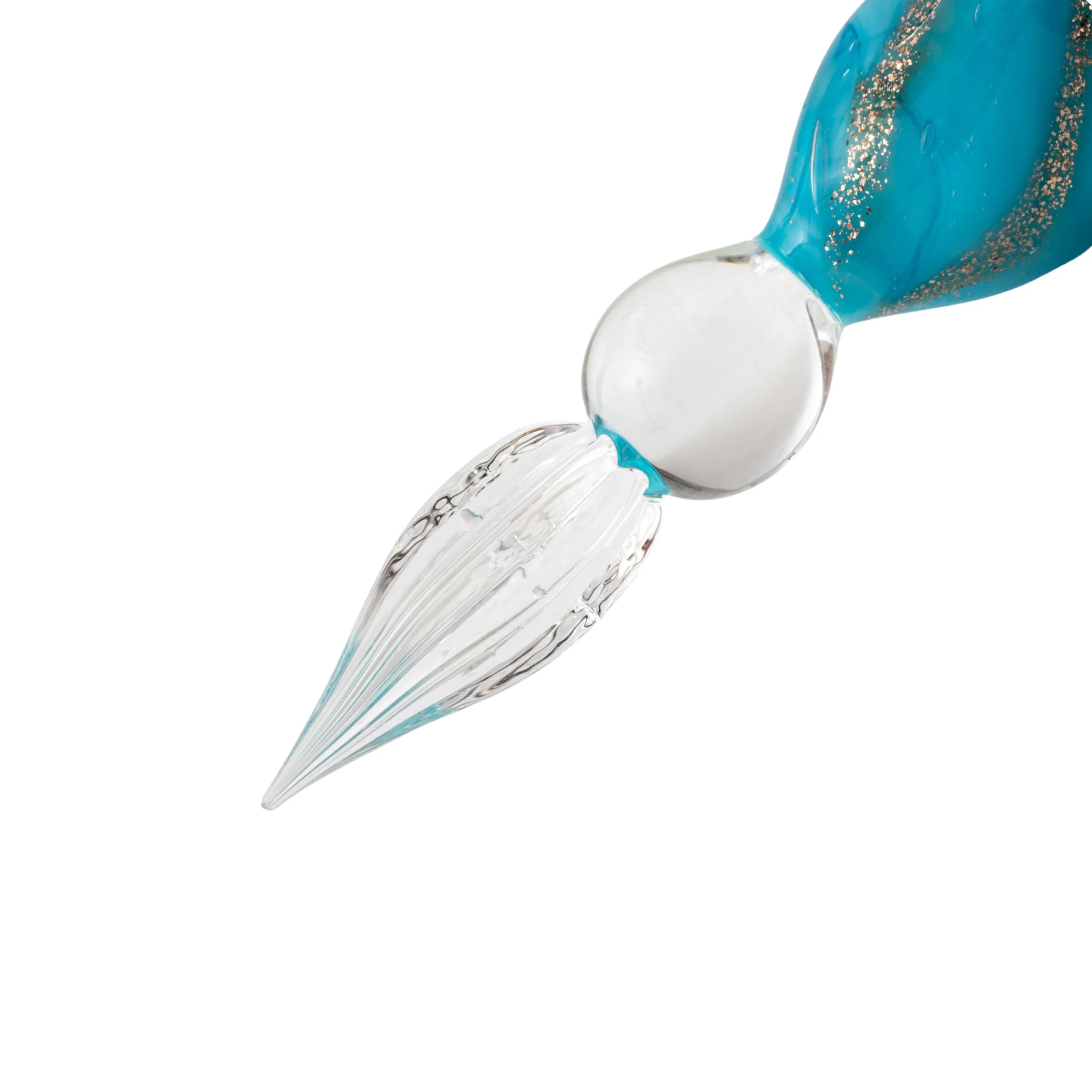 Guitar Glass Pen Twist - Milky Blue - Image 3