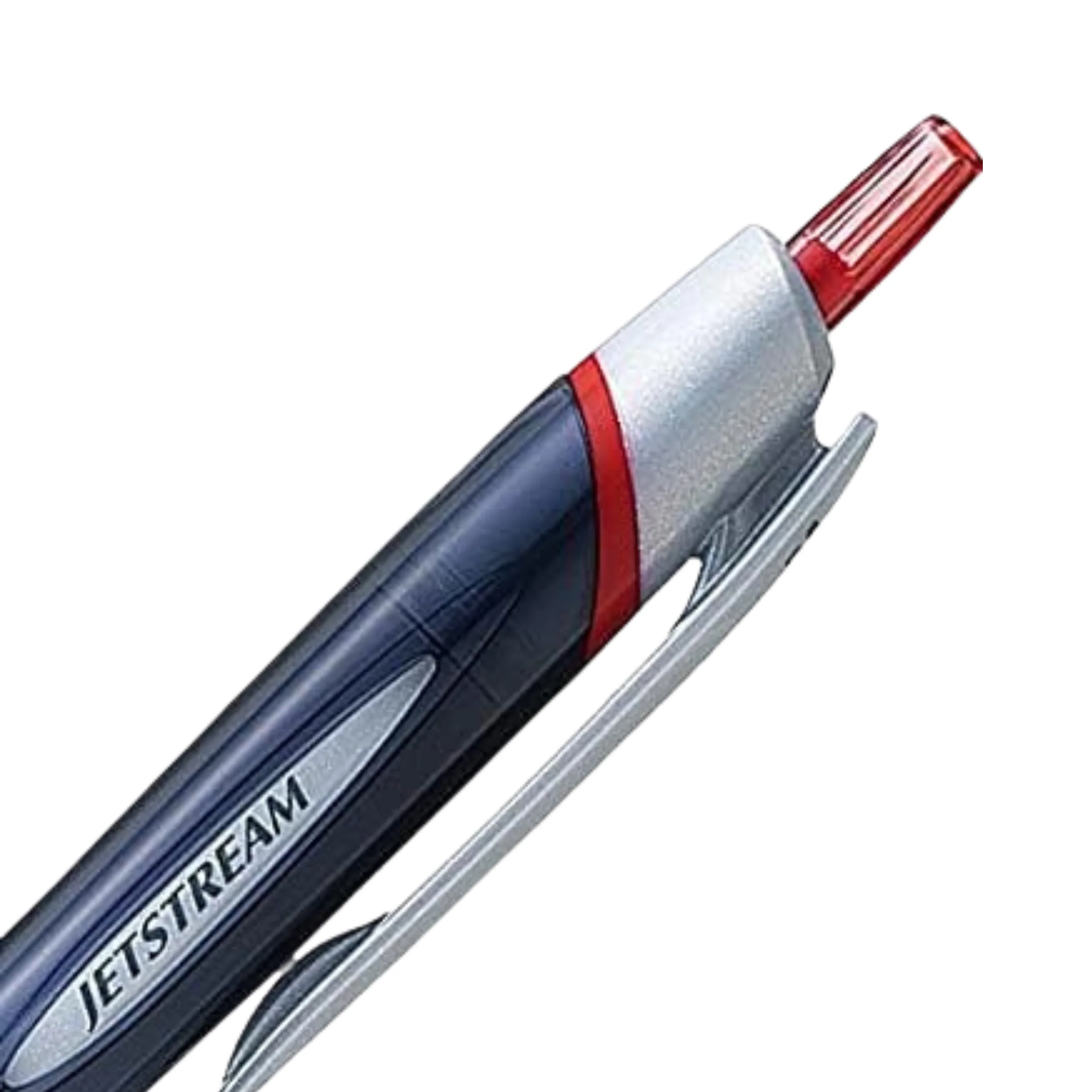 Uni Jetstream Red Ink Ballpoint Pen - Black - 0.38mm - Image 4