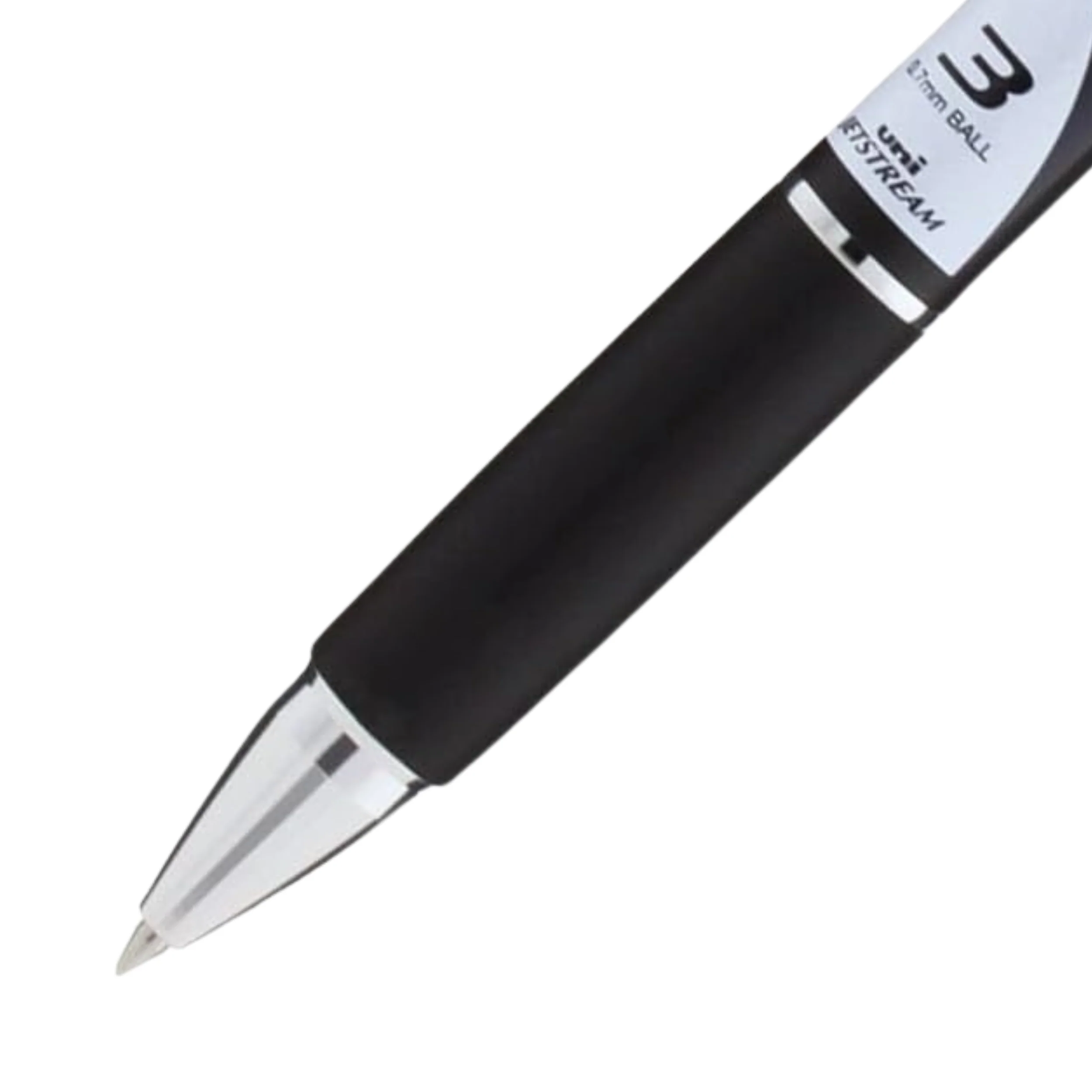Uni Jetstream Three Ink Ballpoint Pen - SXE Black - 0.7mm - Image 3