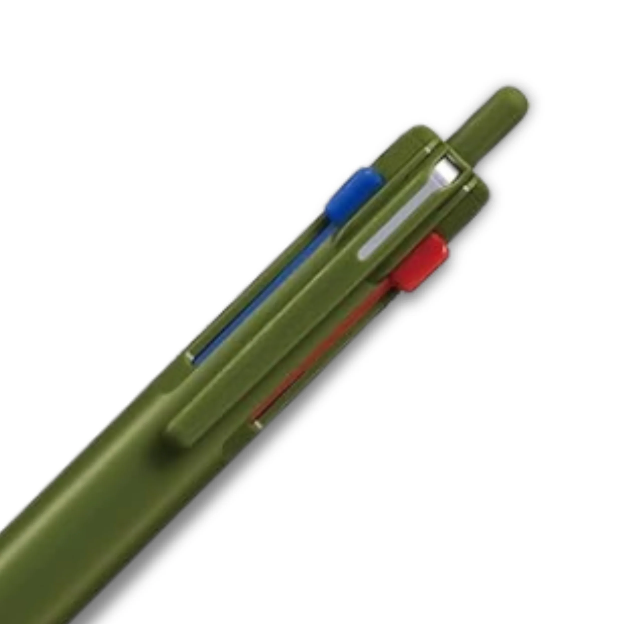 Uni Jetstream Three Ink Ballpoint Pen - Dark Olive - 0.7mm - Image 4