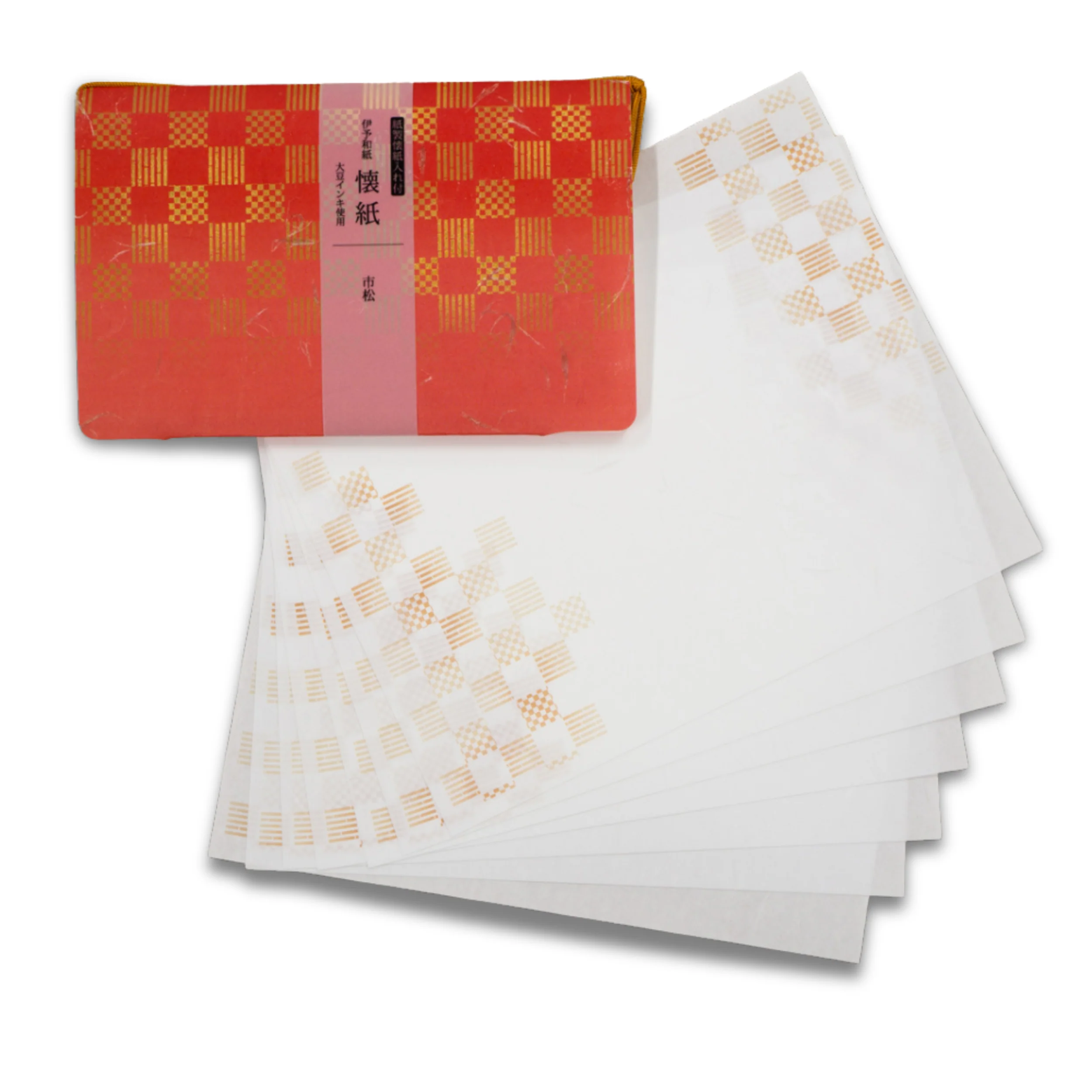 Pocket Paper - Checkered Pattern - Kimono-bi