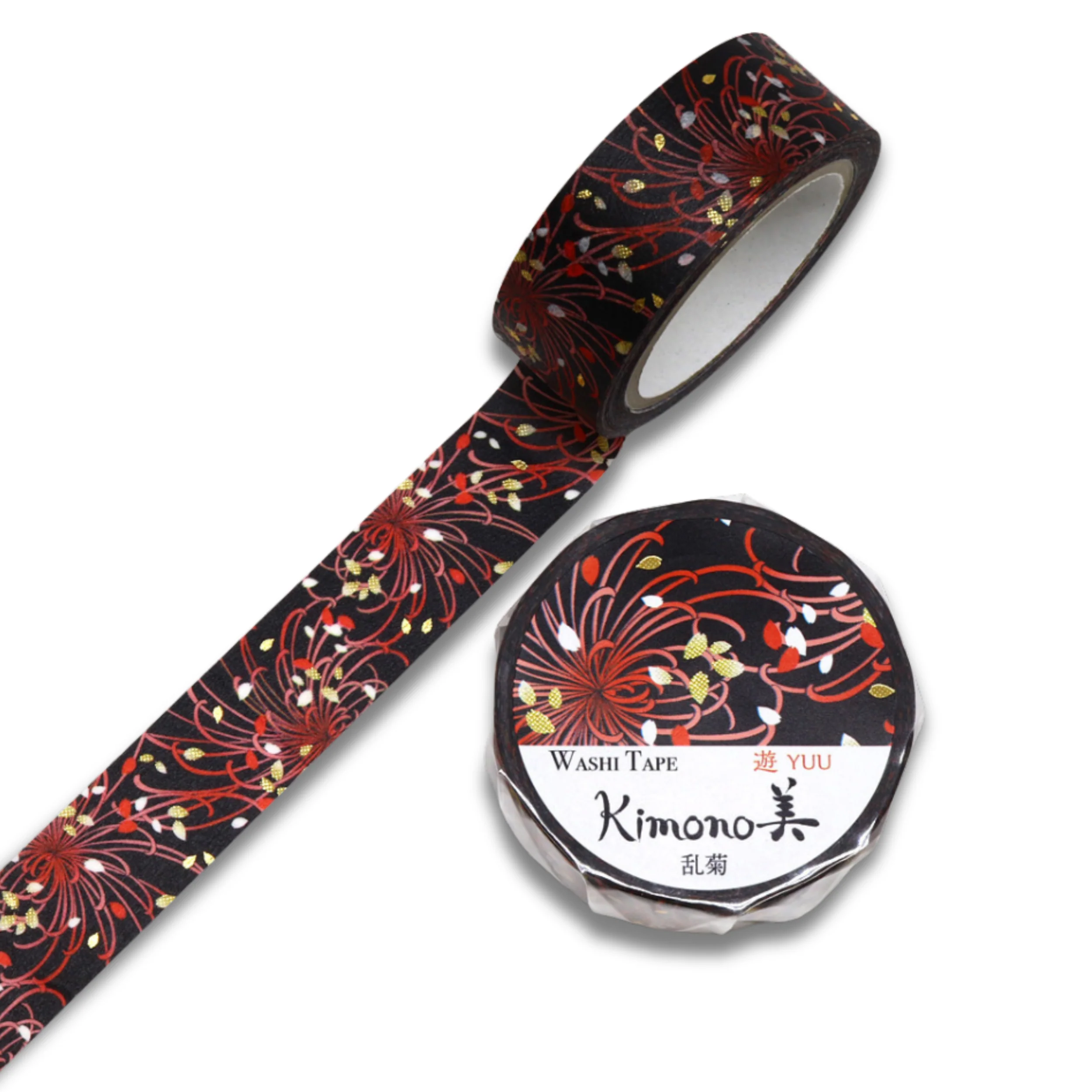 Washi Tapes - Rangiku (Wild Chrysanthemum) - Kimono-bi