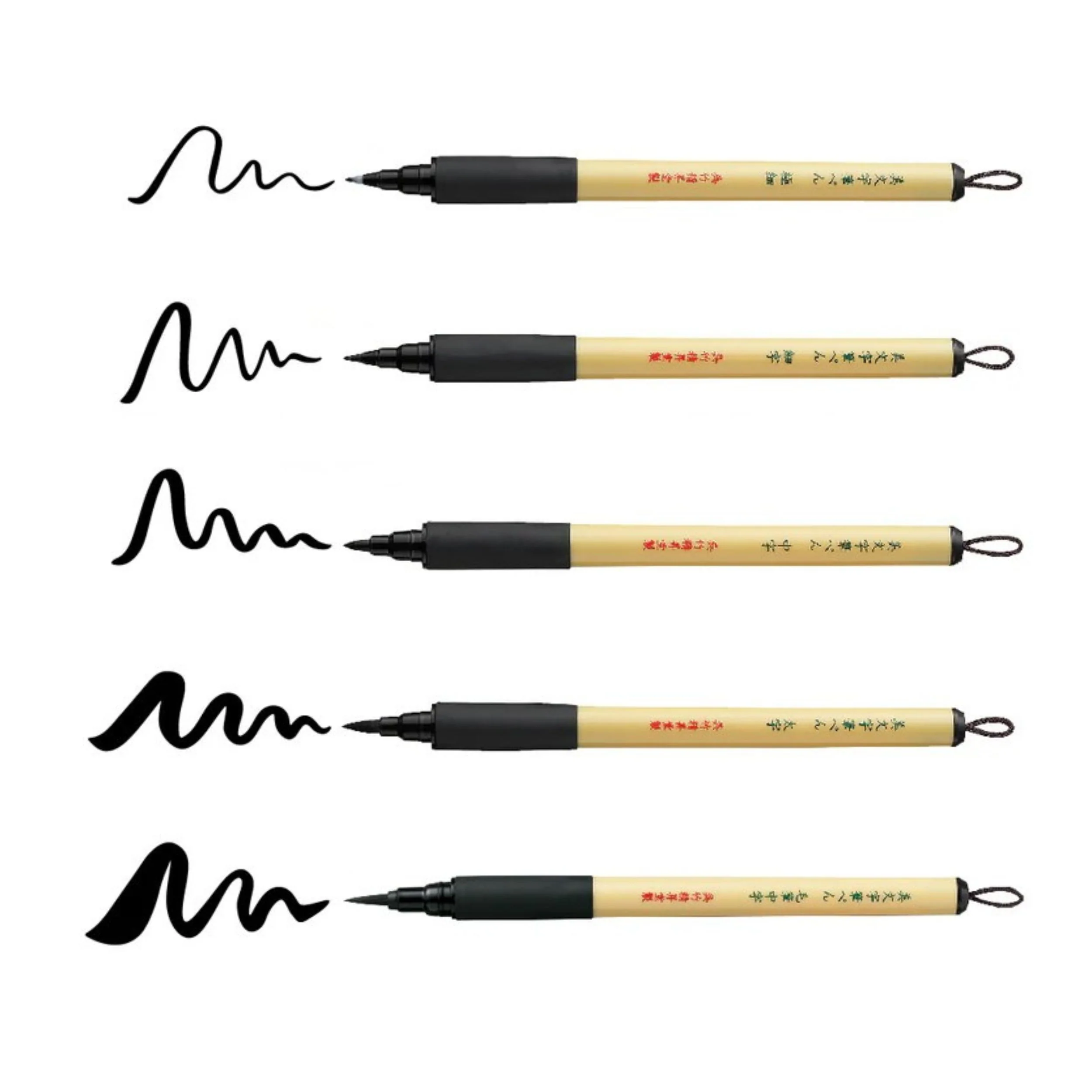 Kuretake Bimoji Fude Pen Assort - 5 Set - Image 3