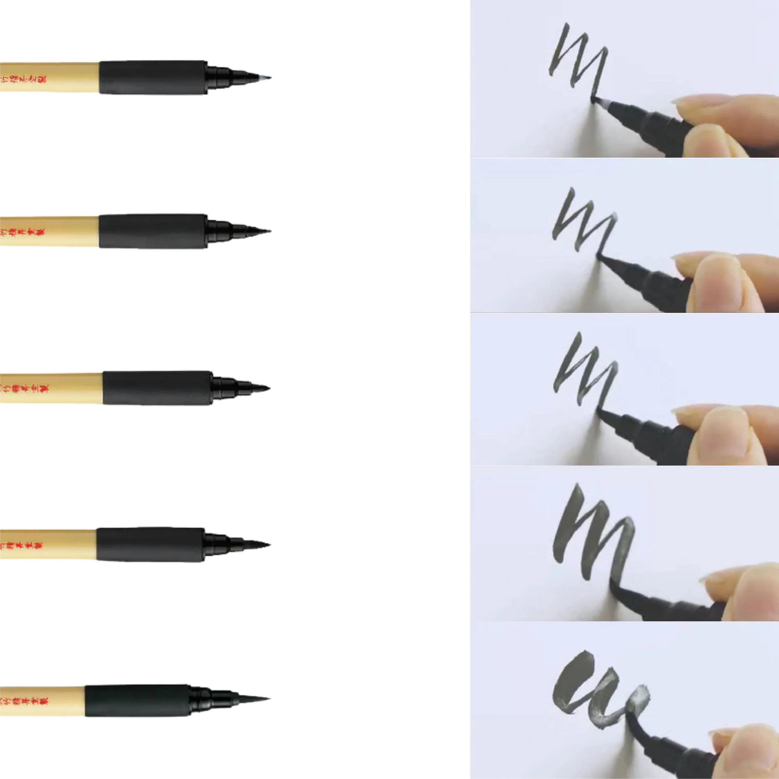 Kuretake Bimoji Fude Pen Assort - 5 Set - Image 4