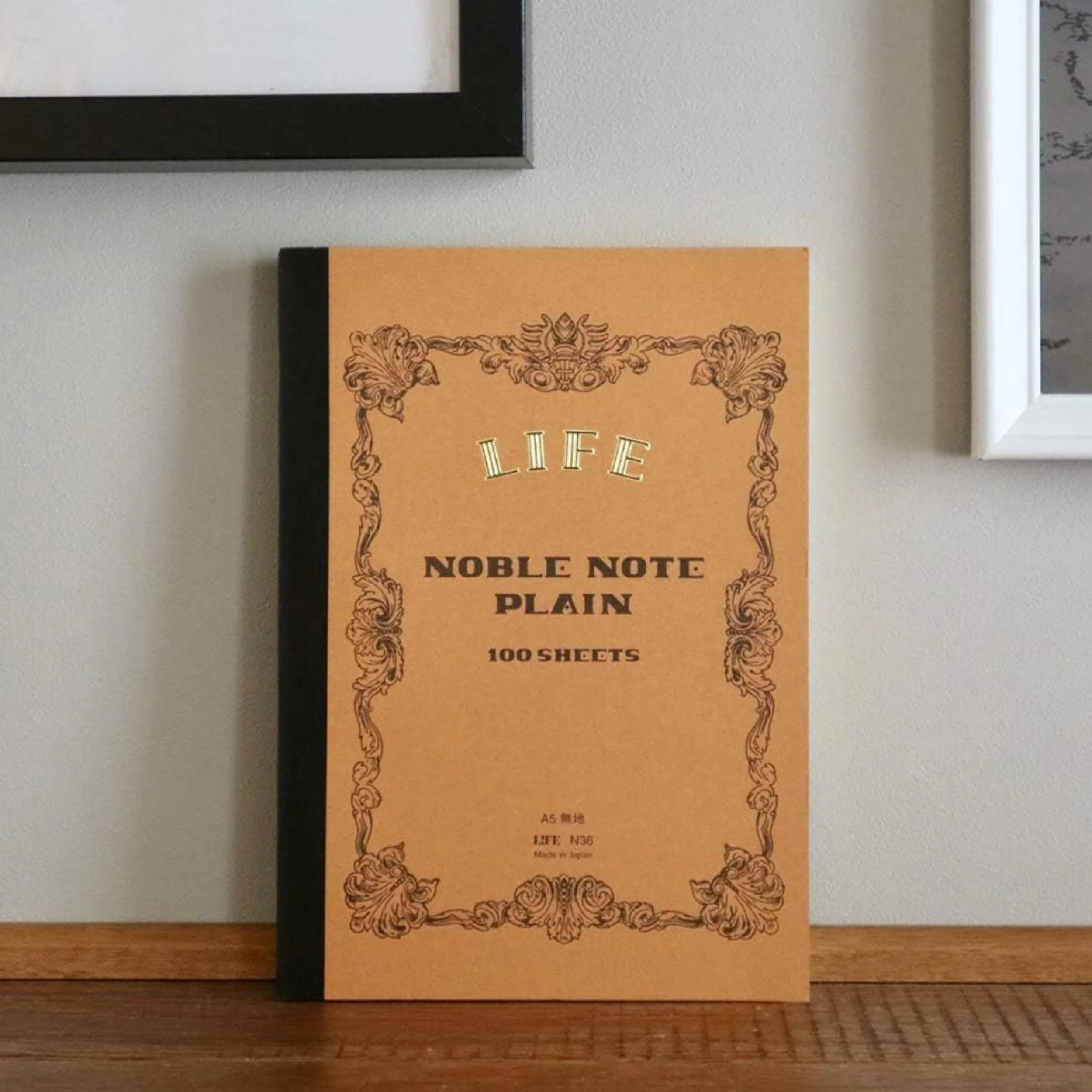 LIFE Noble Note Notebook - B6 Plain - 100 Sheets - Yellow - Image 3