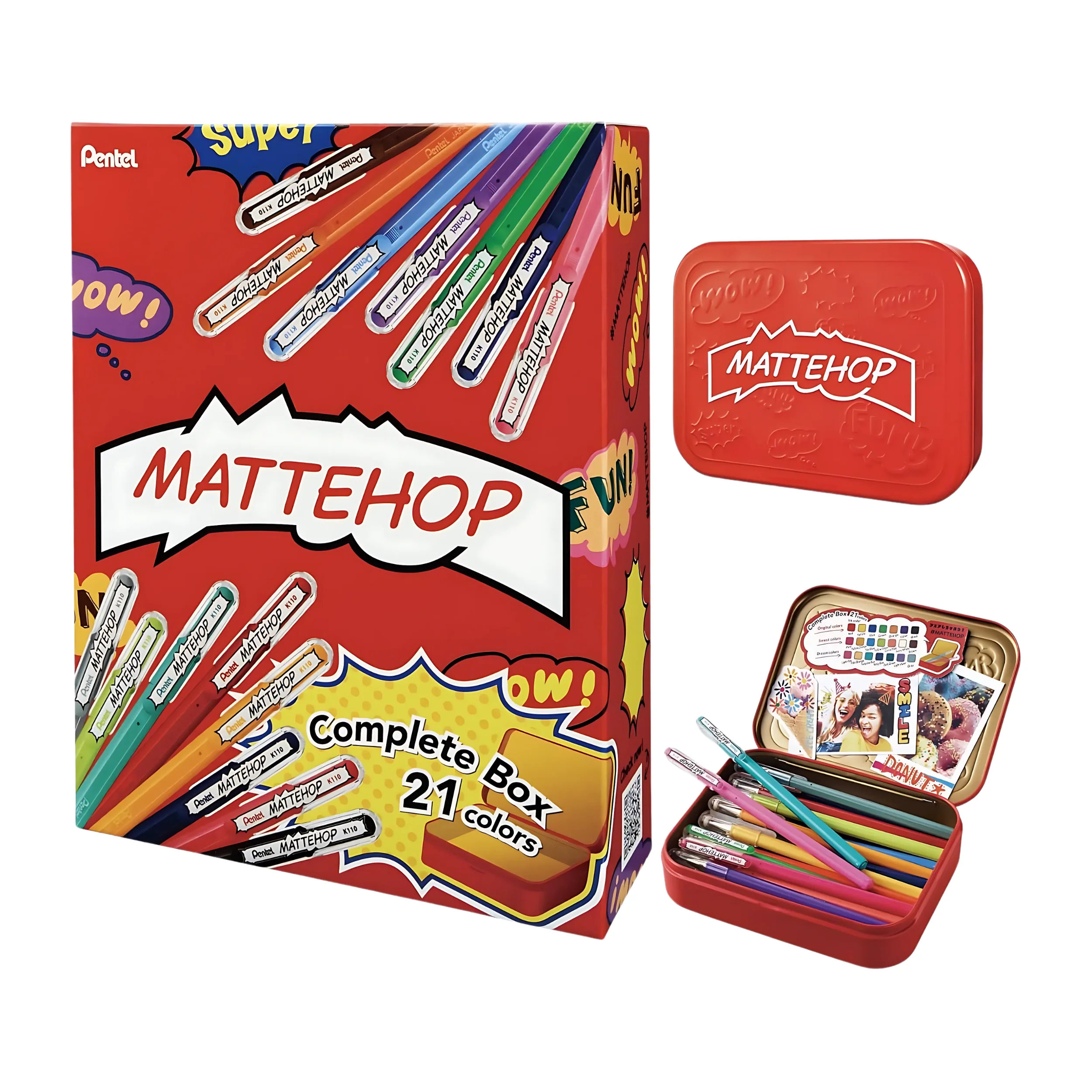 Mattehop Gel Ink Pen 21 x Set - Image 2