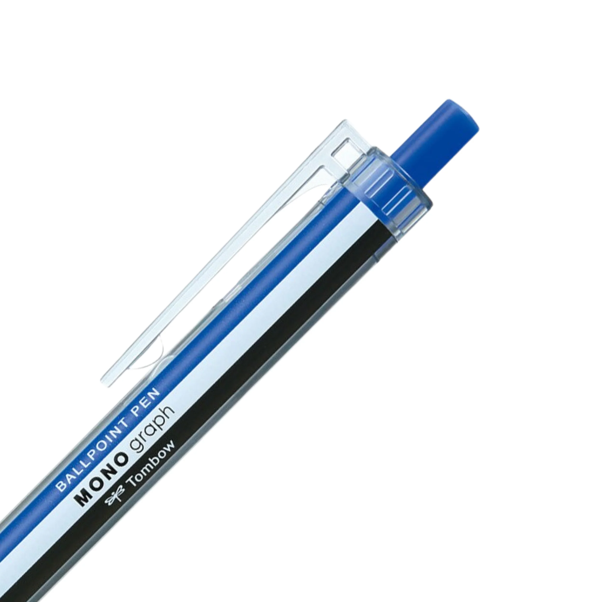 Tombow Mono Graph Blue Ink Ballpoint Pen - Classical - 0.5mm - Image 4