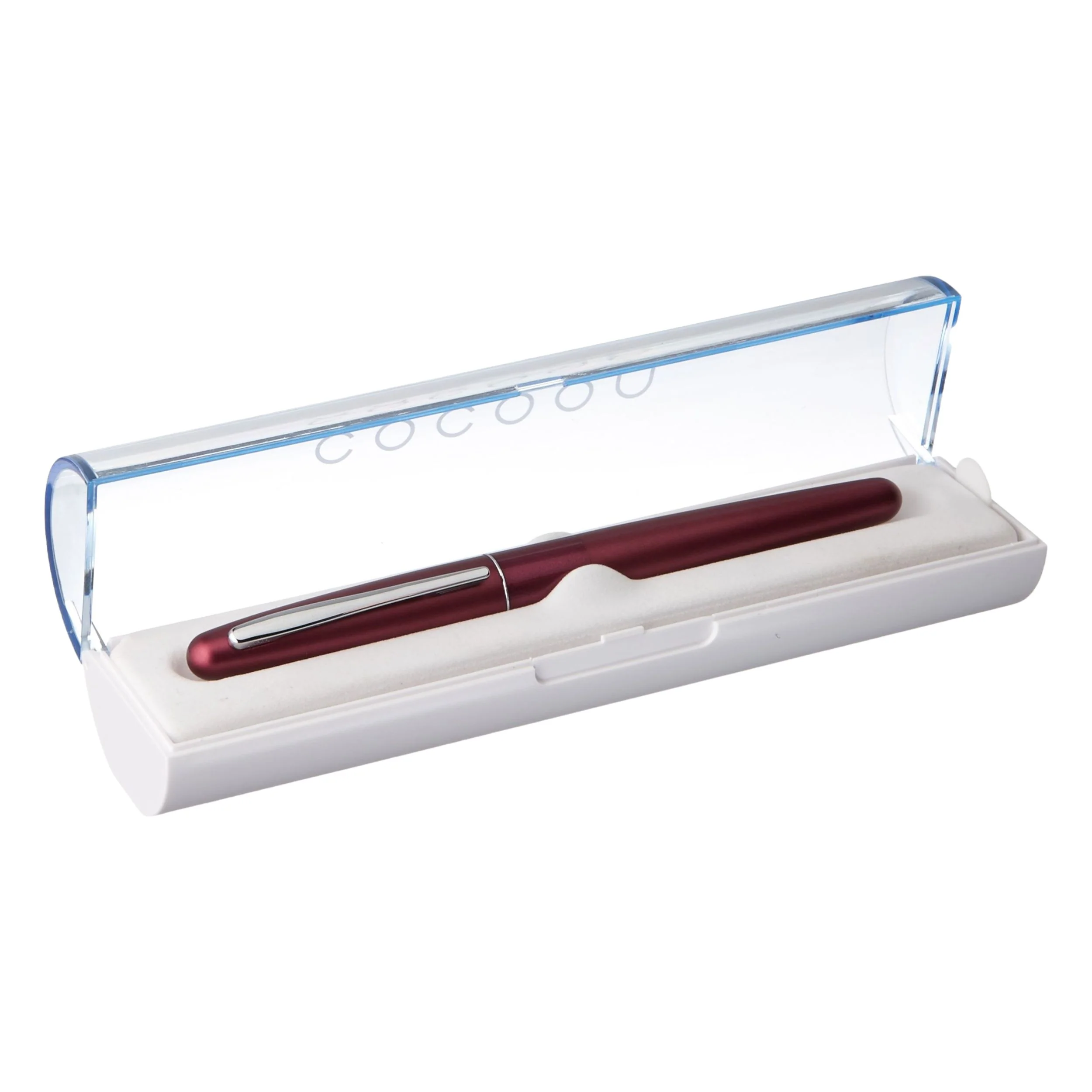 Pilot Cocoon Fountain Pen - Medium - Bordeaux - Image 2