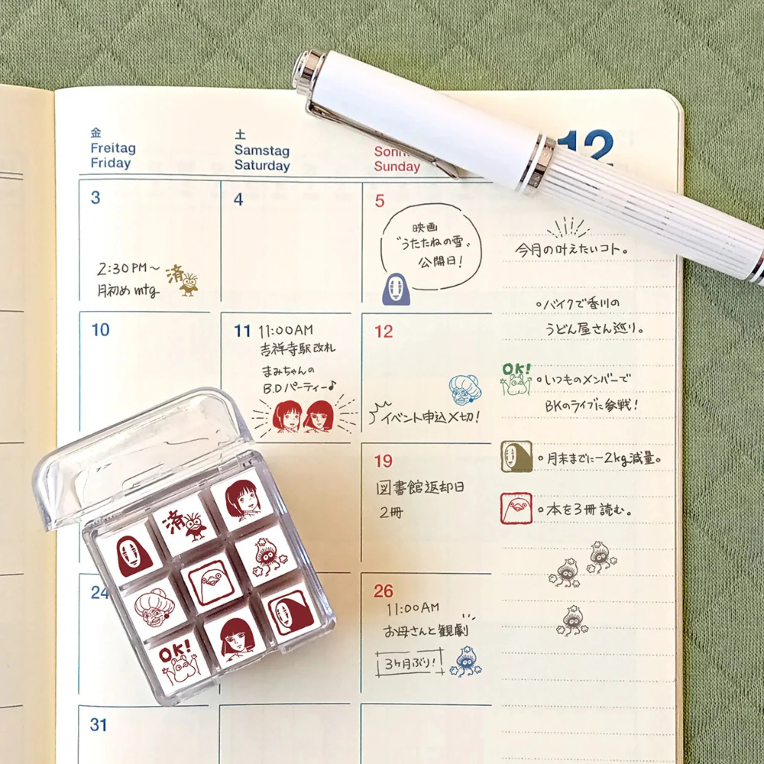 Studio Ghibli Spirited Away Check Stamp - Image 3