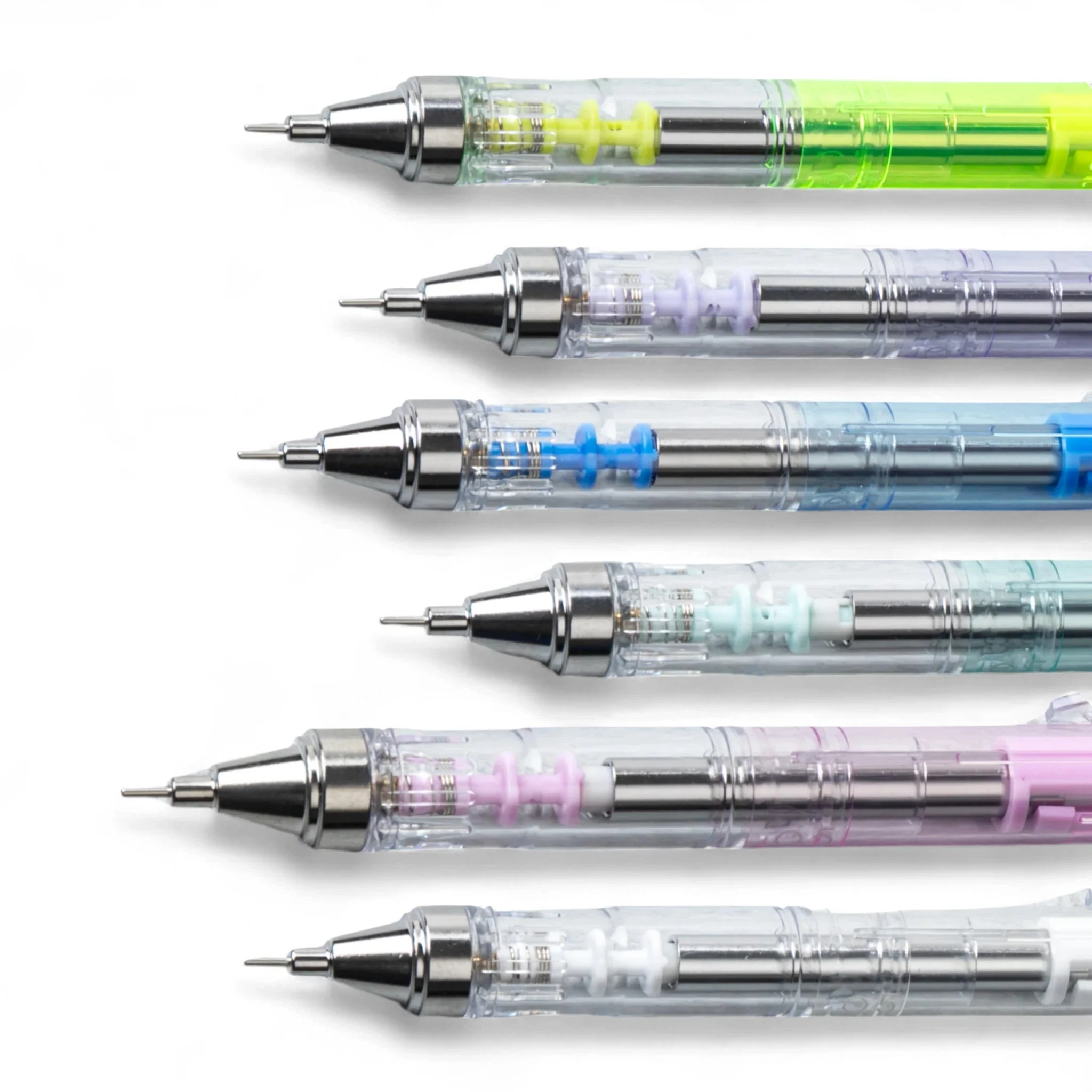 Tombow Monograph Clear Mechanical Pencils All Color Set - Image 2