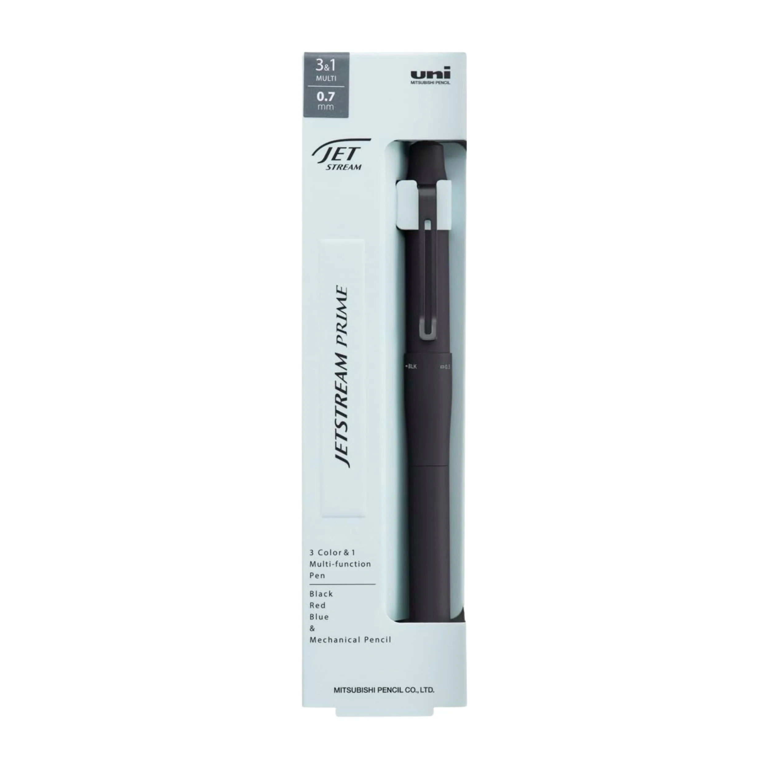 Uni-ball Jetstream Prime 3-in-1 Multi Pen 0.7mm - Silver - Image 2