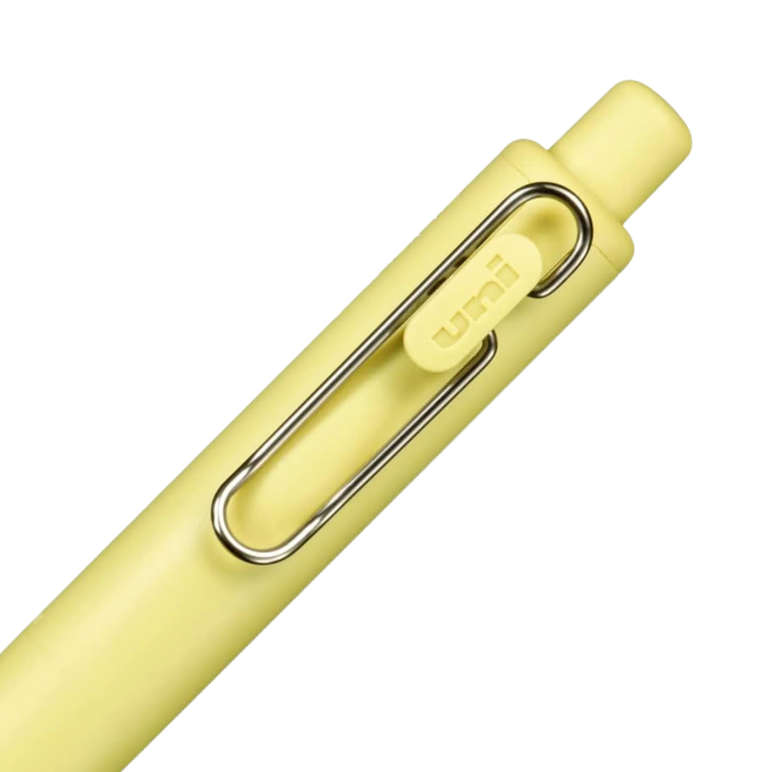 uni-ball one P Black Ink Gel Pen 0.5mm - Banana - Image 4