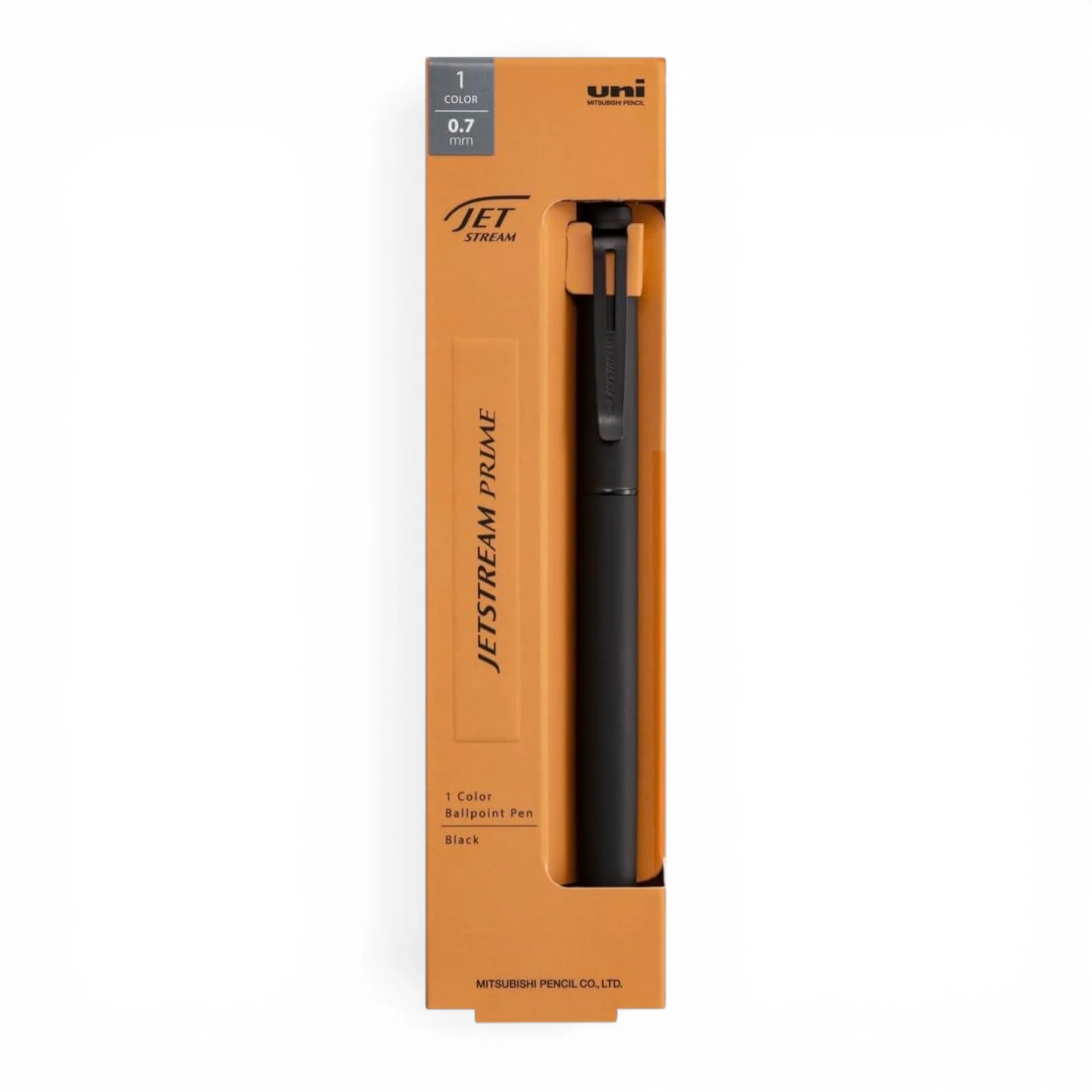 Uni Jetstream Prime Single Twist Ballpoint Pen 0.7mm - Black - Image 3