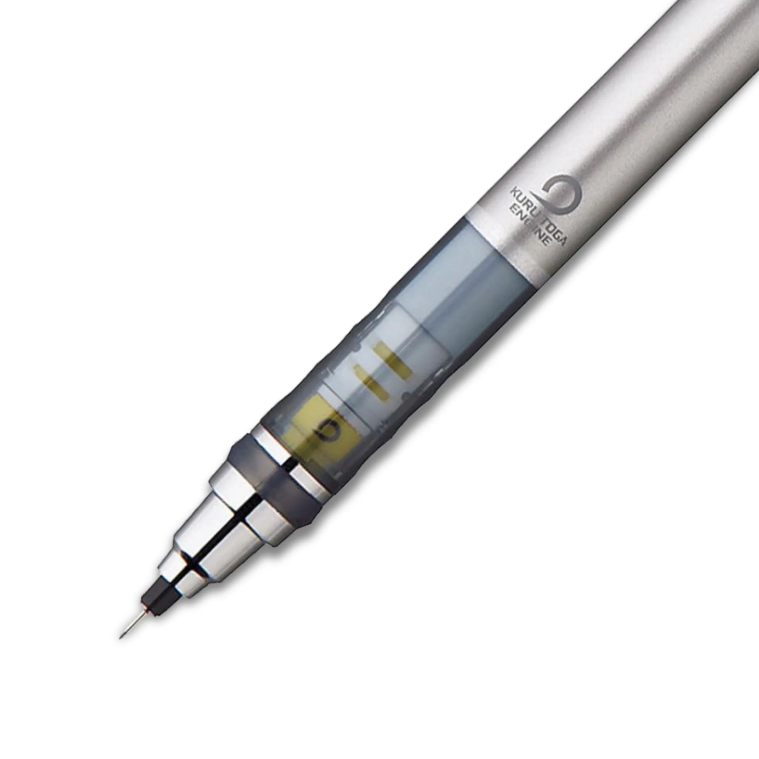 Uni Kuru Toga Standard Model Mechanical Pencil 0.3 - Silver - Image 3