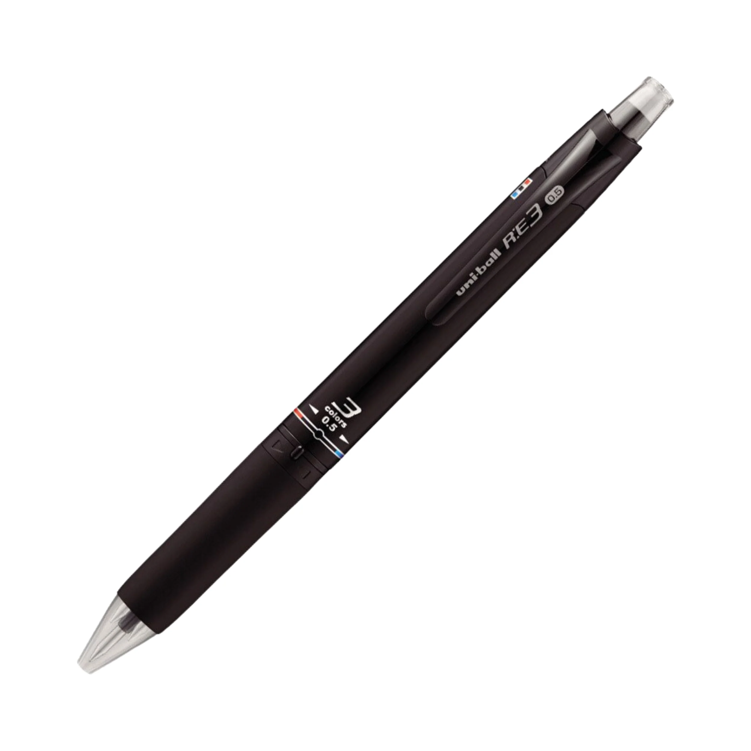 Uni R:E3 - Erasable 3 colors Gel Pen 0.5mm - Black