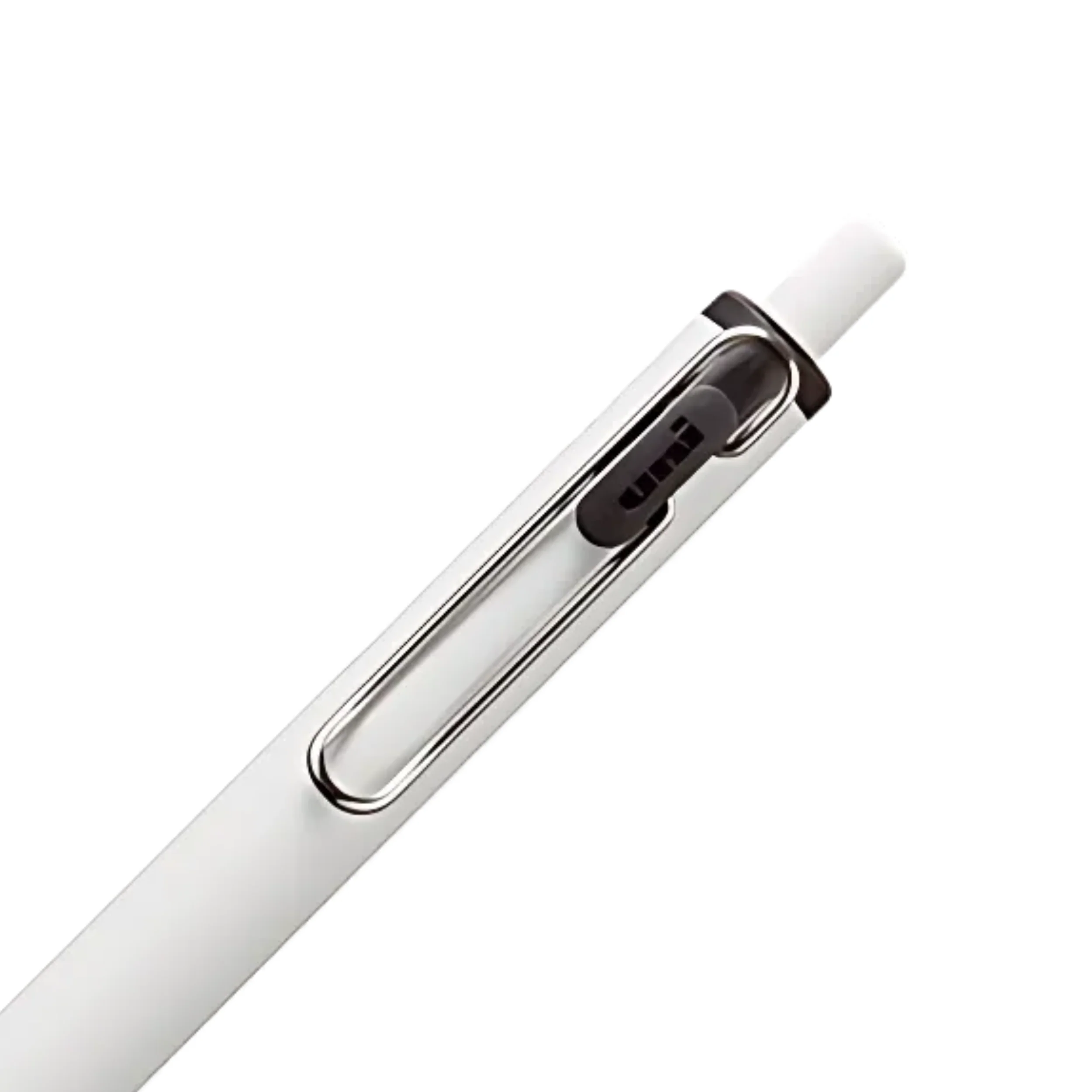 Uni-ball One Black Ink Gel Ballpoint Pen - White - 0.38mm - Image 4