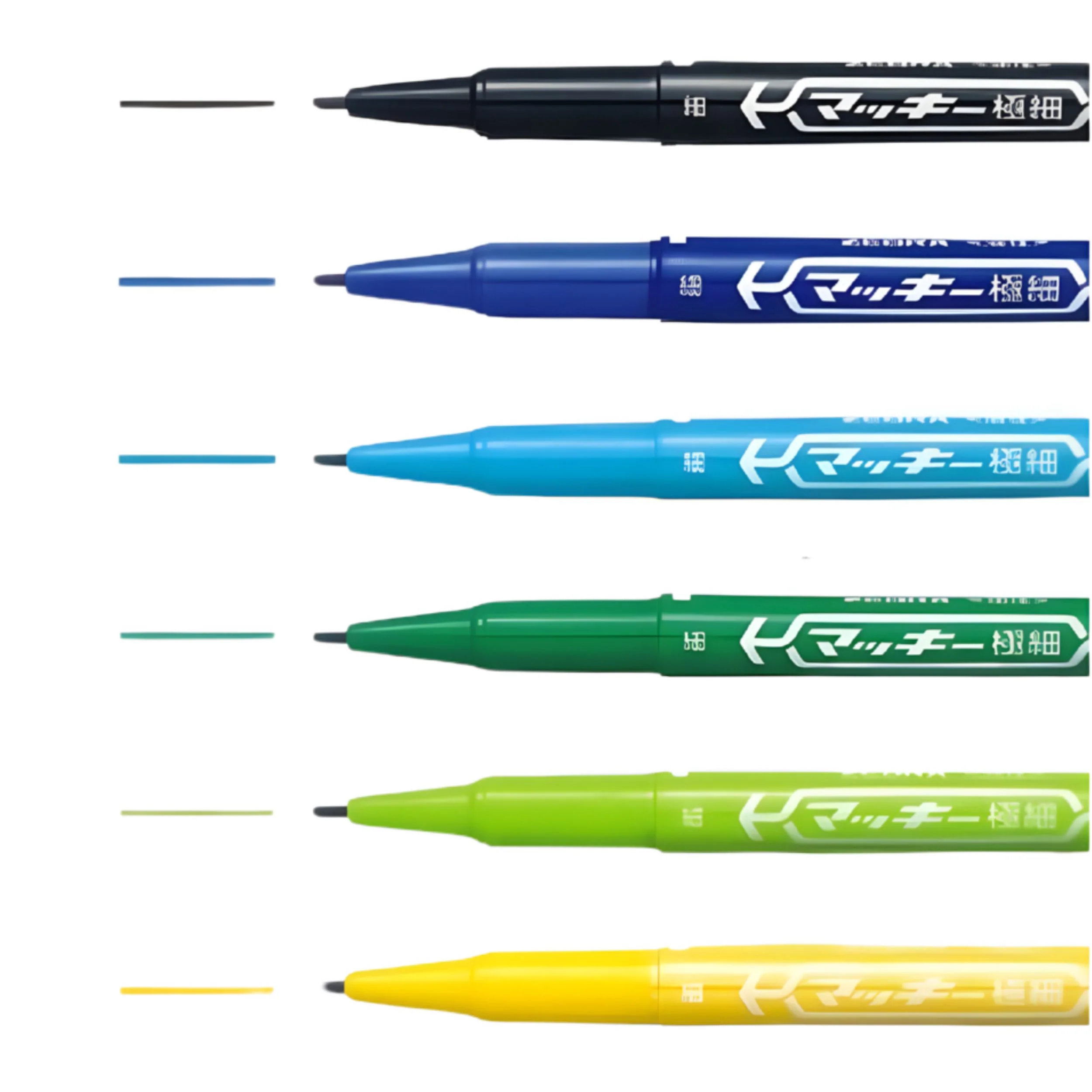 Zebra Mackee Extra-Fine Permanent Markers - 12-Color Set C - Image 3