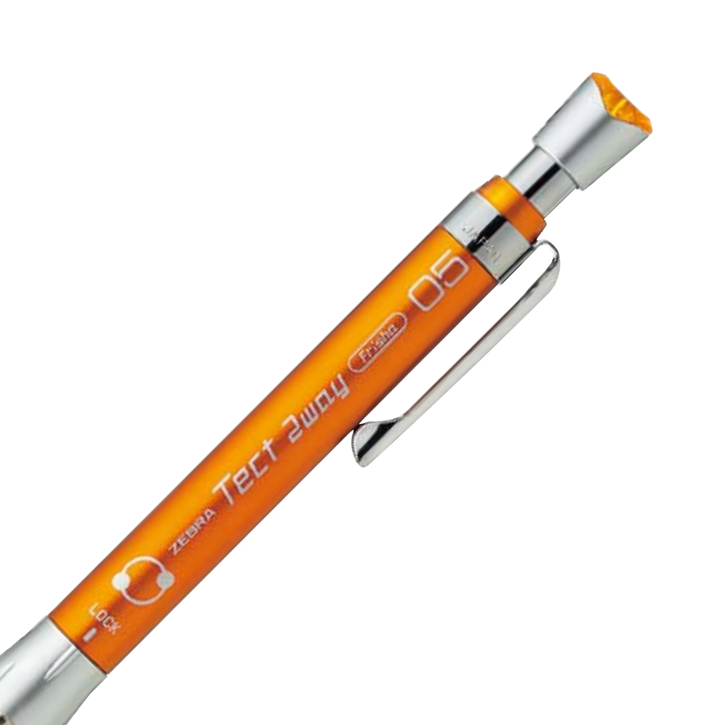 Zebra Tect 2-Way Mechanical Pencil 0.5 - Orange - Image 4