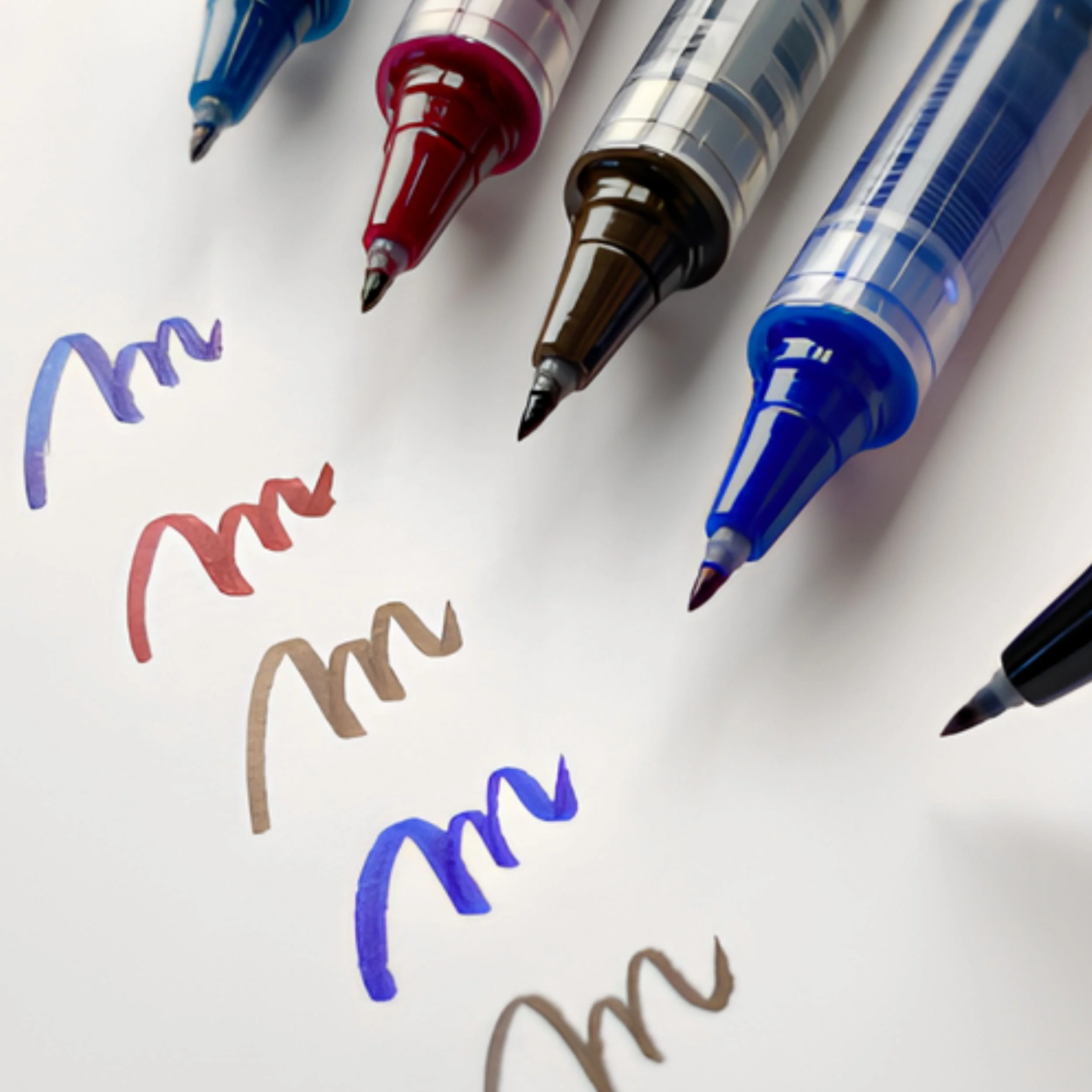 ZIG LETTER PEN COCOIRO Refill Extra Fine - Black - Image 3