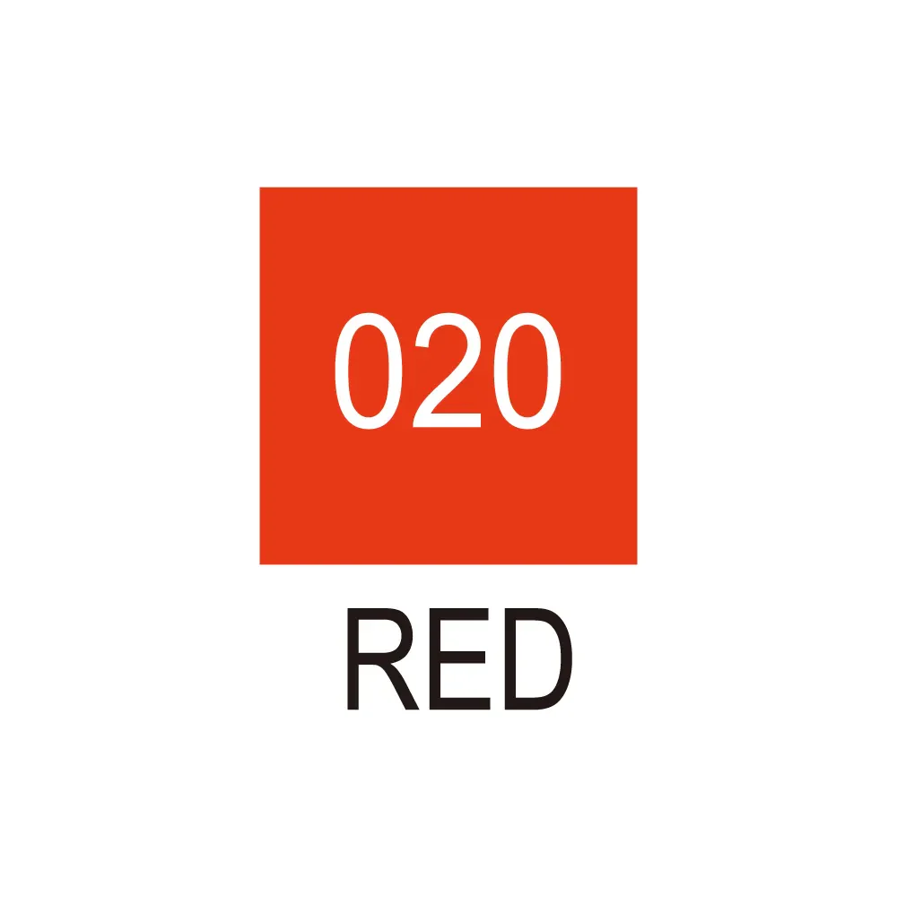 ZIG Real Brush - Red (No. 020) - Image 3