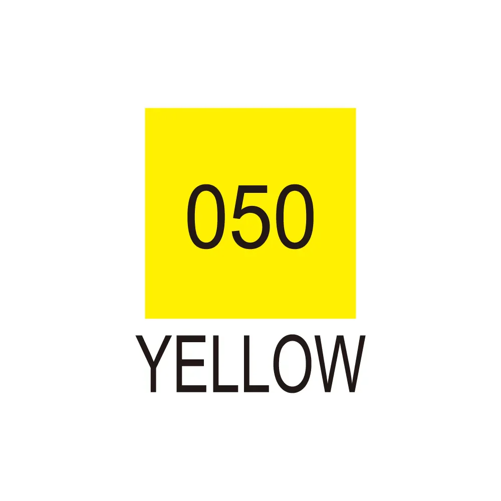 ZIG Real Brush - Yellow (No. 050) - Image 3